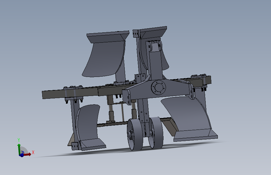 翻转犁(sw13+说明书+cad)