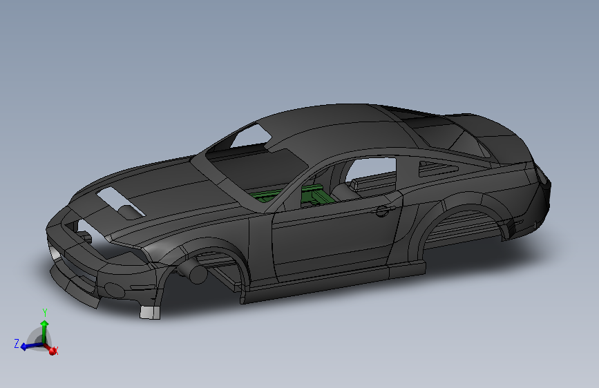 轿车车身设计(sw+cad+说明书)