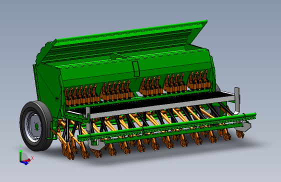 油菜排种器(sw+cad+说明书)