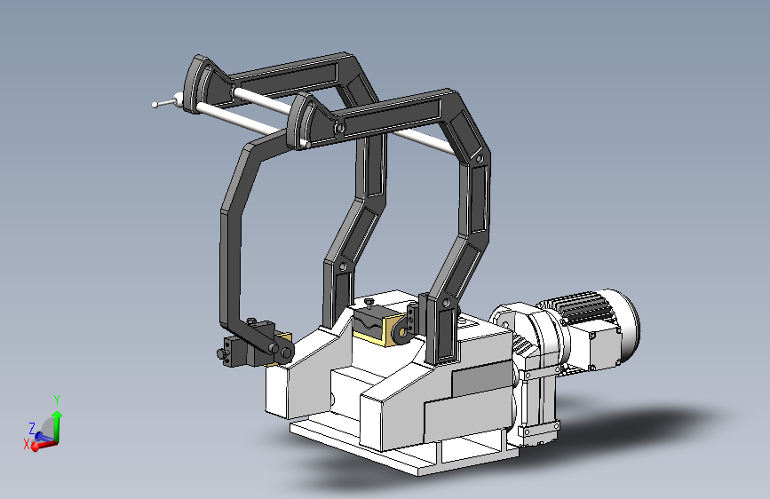 船舶导轨垂直双面角焊机设计(sw15+说明书+cad)