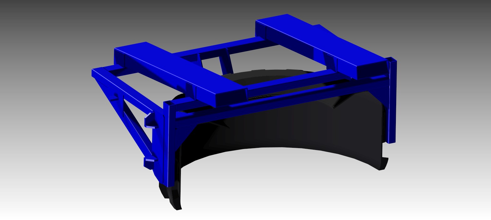 A2003726-废纸推杆用叉车收集散落的废纸