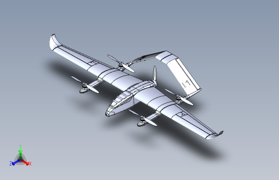 垂直起降复合翼无人机--1516303-200
