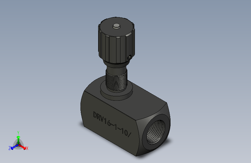 DRV16 单向节流截止阀