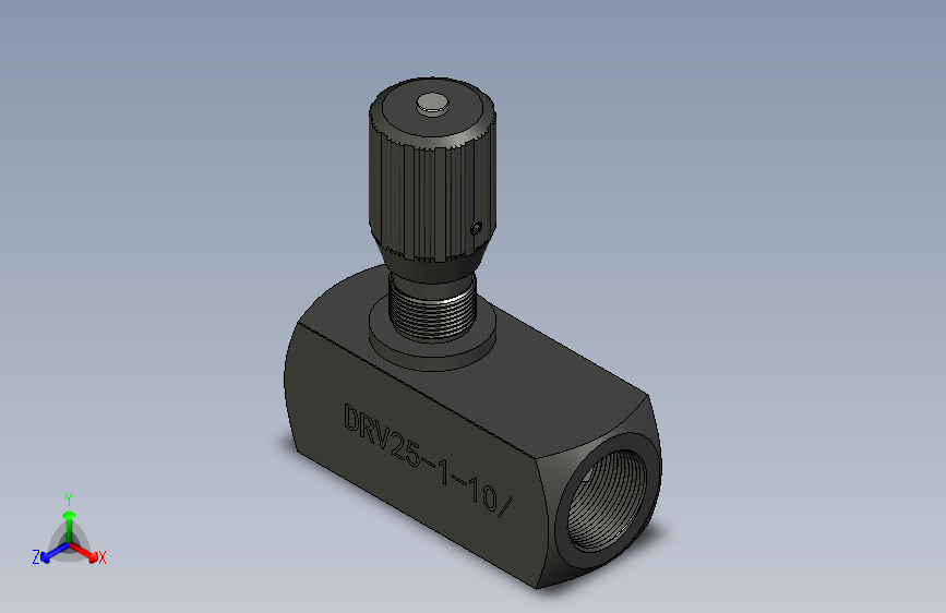 DRV25 单向节流截止阀