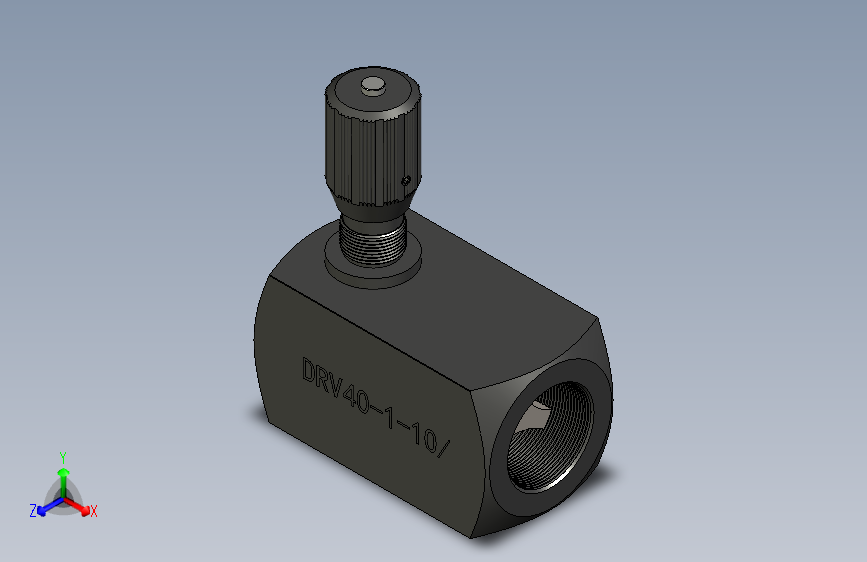 DRV40 单向节流截止阀