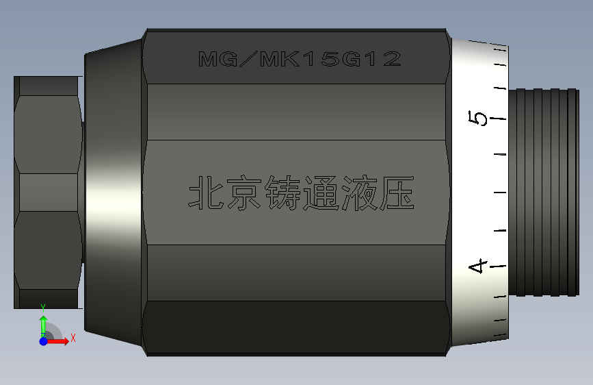 MG-MK15 单向节流阀