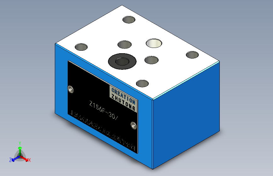 Z1S6F 叠加式单向阀