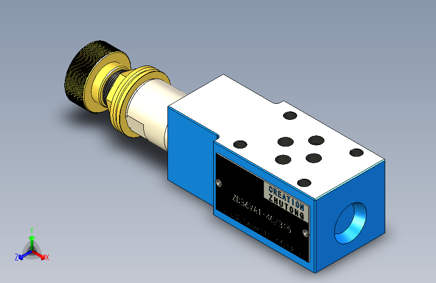 ZDB6-VA 叠加式溢流阀