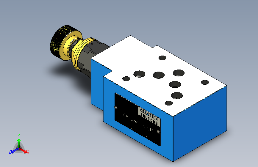 ZDB10-VA 叠加式溢流阀