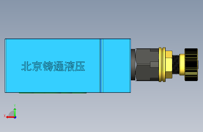 ZDB10-VT 叠加式溢流阀 背面视图