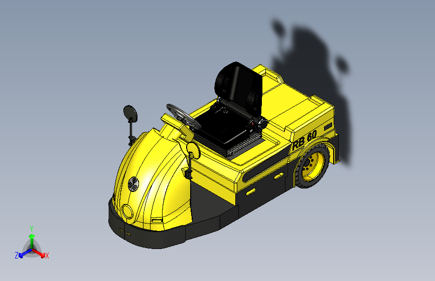 拖车牵引车模型--244825-10