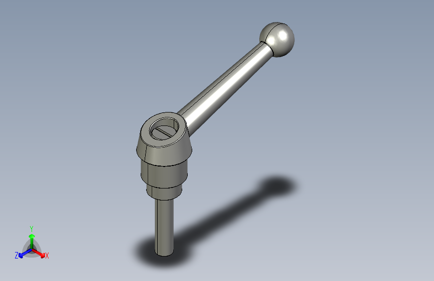 可调位紧定手柄A_B型 JB_T7270.12-1994_B_IM10X40