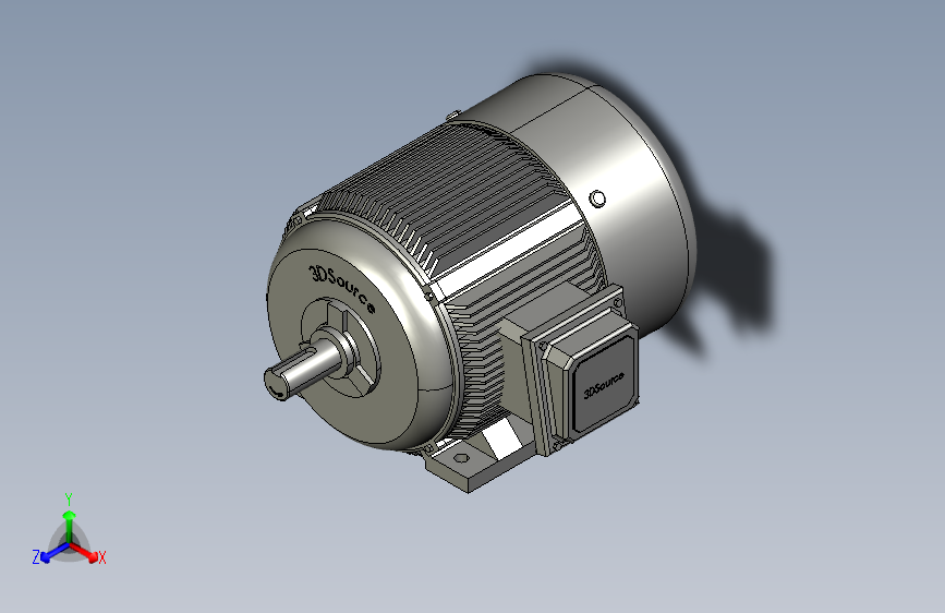 Y2系列(IP54)三相异步电动机B3 JB_T8680.1-1998_B3_Y2-90S-2_I_1