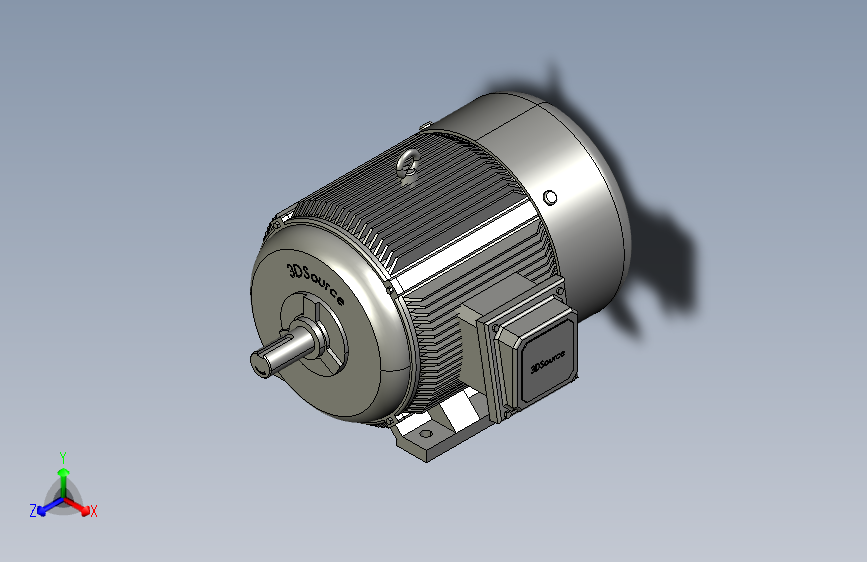 Y2系列(IP54)三相异步电动机B3 JB_T8680.1-1998_B3_Y2-112M-2_I_1
