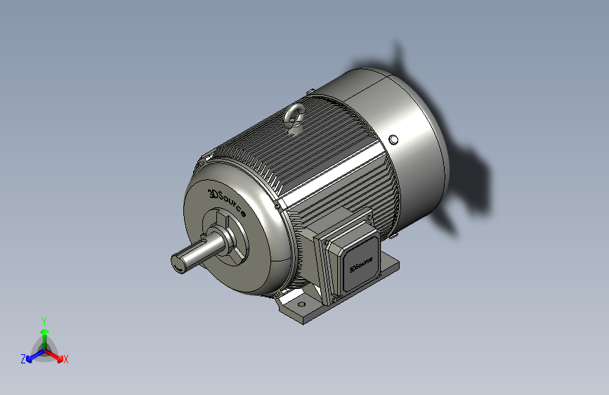 Y2系列(IP54)三相异步电动机B3 JB_T8680.1-1998_B3_Y2-160M1-2_I_1