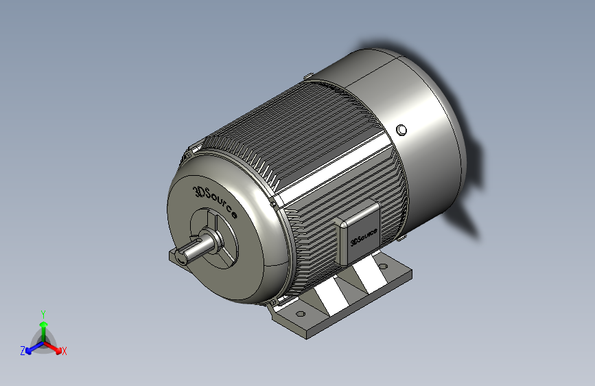 Y2系列(IP54)三相异步电动机B3 JB_T8680.1-1998_B3_Y2-711-2_I_1