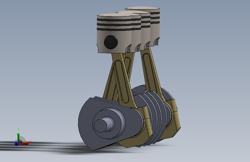 活塞和曲轴总成及零件