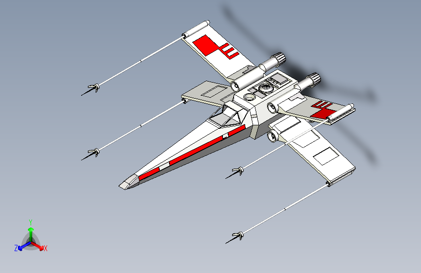 B2003754-星球大战 X 星翼