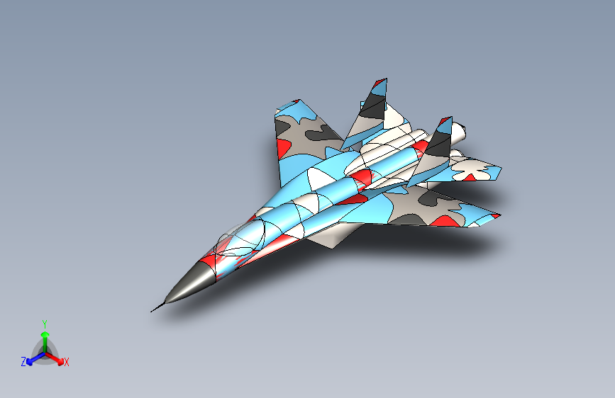 B2003761-苏霍伊 27- Su-27战斗机