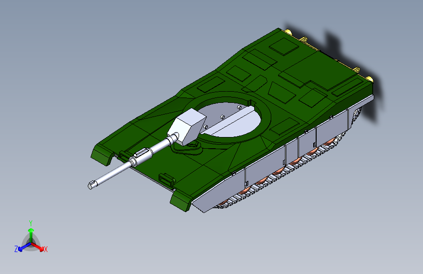 B2003772-M1艾布拉姆斯原型坦克