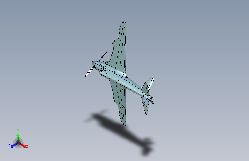 B2003783-二战虚构战鸟飞机