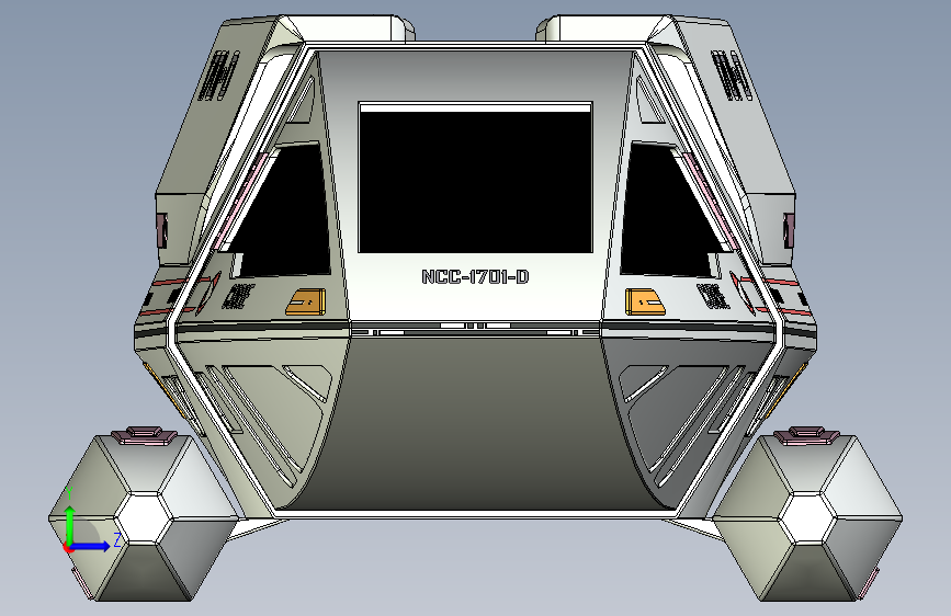 B2003794-星际迷航 6 型穿梭机 - 03 号居里号穿梭机