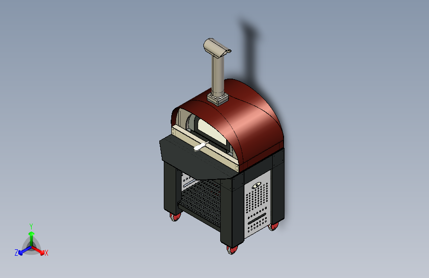 B2003818-用薄板制作的木炉