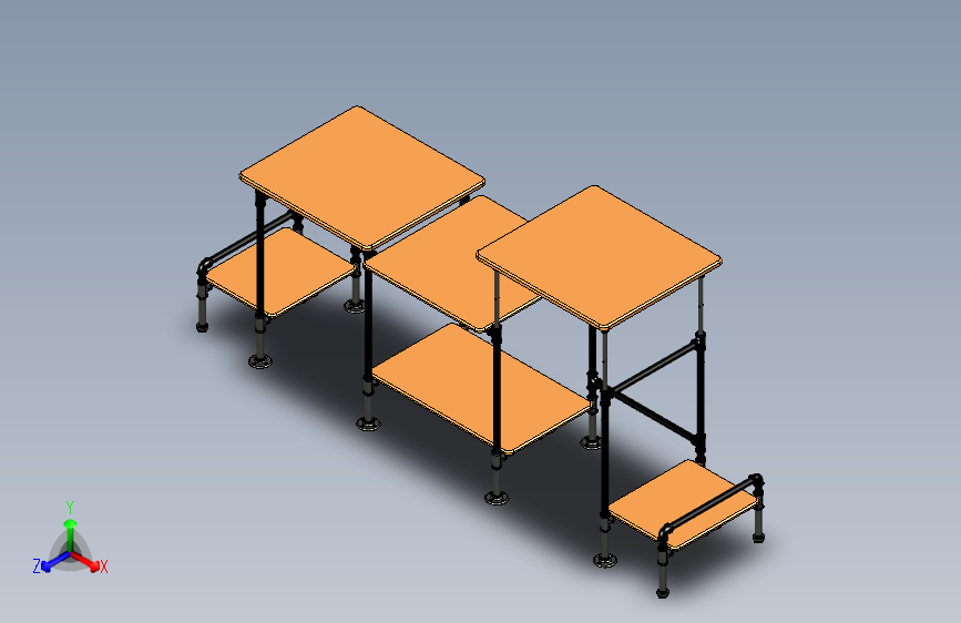 B2003834-可调节高度的桌子。