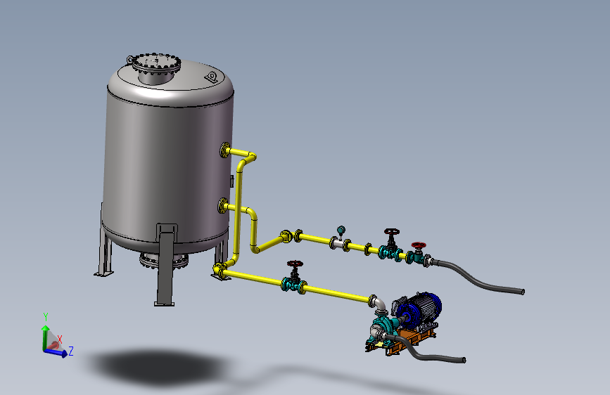 化工设备、泳池水循环过滤系统-