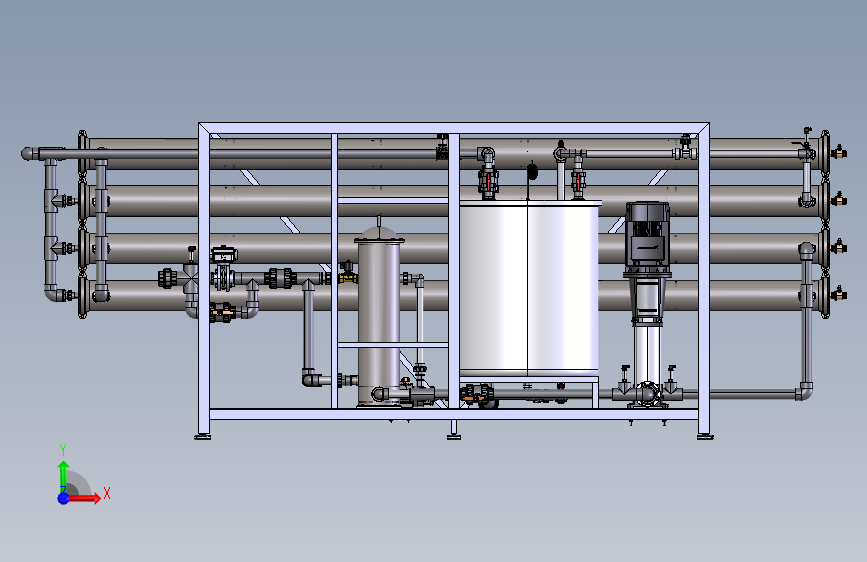 化工设备、反渗透设备20立方米每小时-