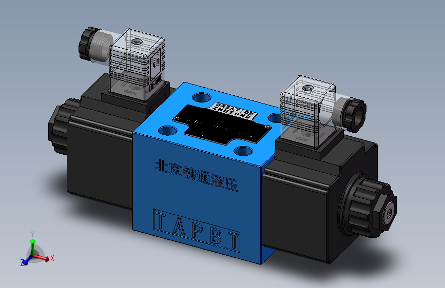 4WE10E 电磁换向阀220V.SLDPRT