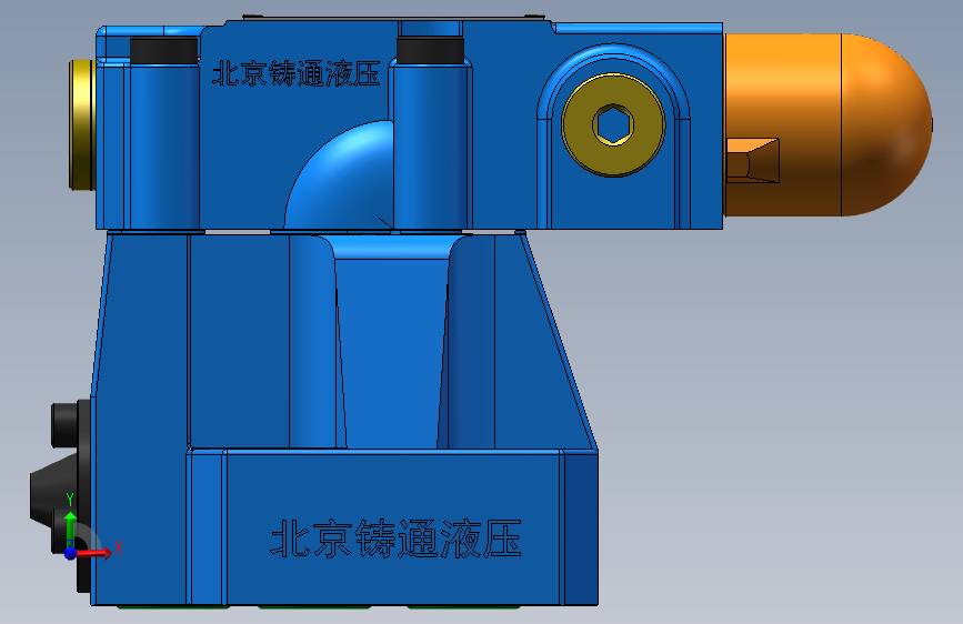 DA10-2 先导式卸荷溢流阀.SLDPRT 正面视图