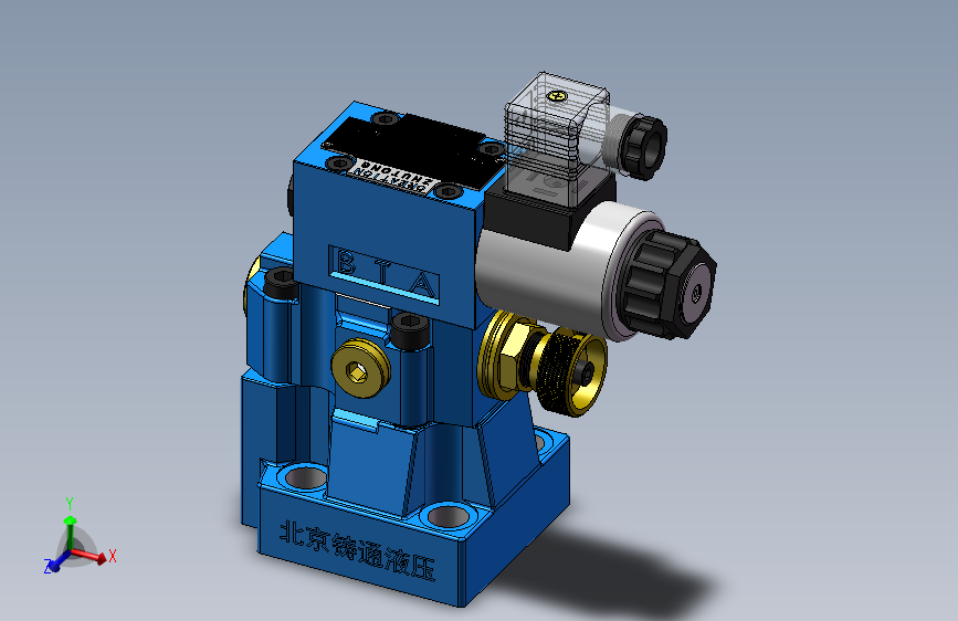 DBW10 先导式电磁溢流阀.SLDPRT