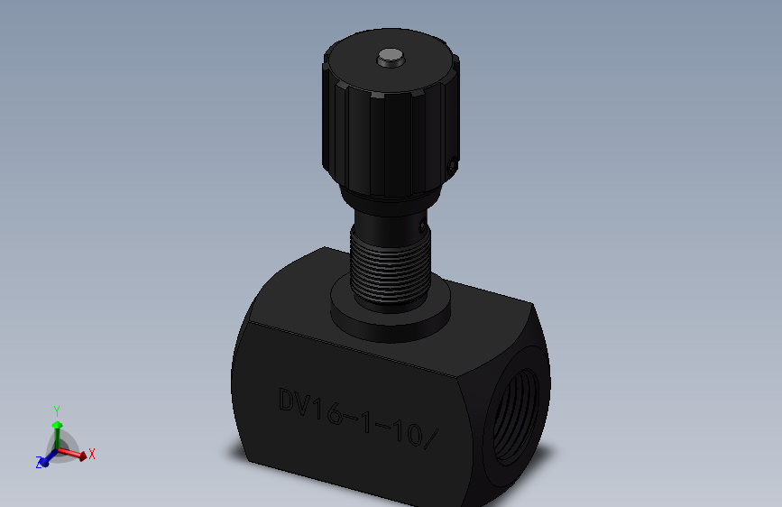 DV16 节流截止阀.SLDPRT