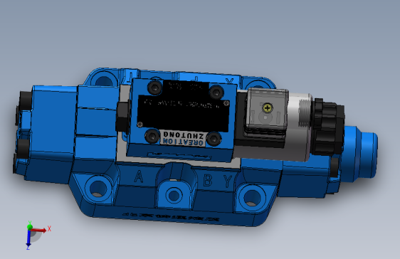 H-3WEH16 电液换向阀.SLDPRT