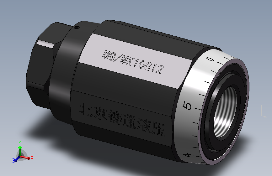 MG-MK10 单向节流阀.SLDPRT