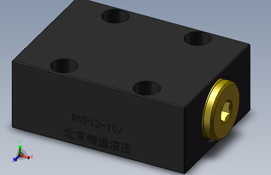 RVP12 单向阀.SLDPRT