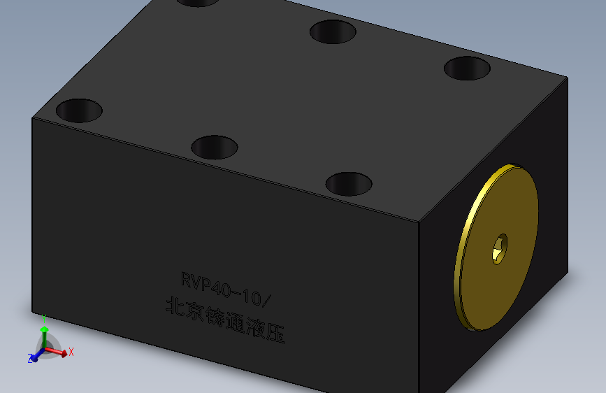 RVP40 单向阀.SLDPRT