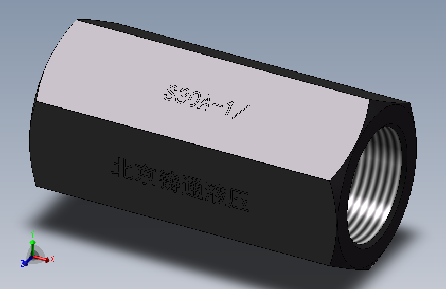 S30A 单向阀.SLDPRT