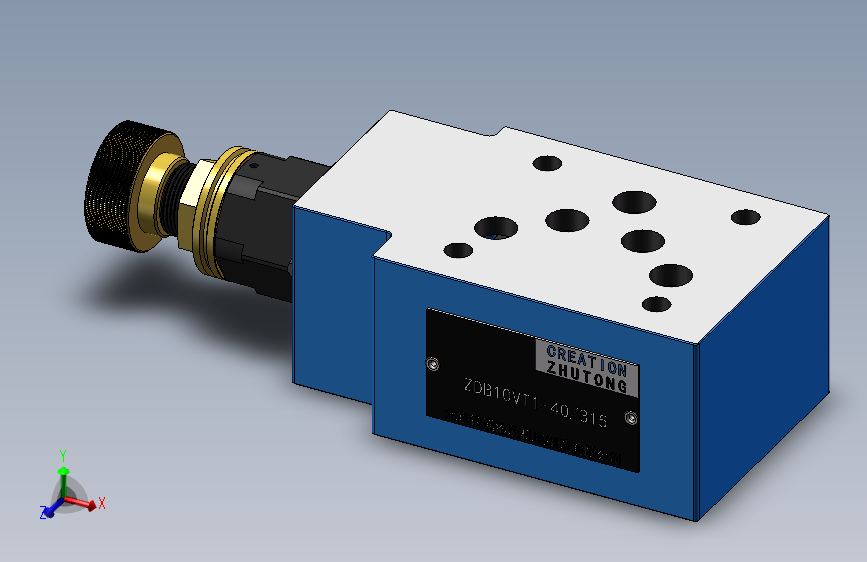 ZDB10-VT 叠加式溢流阀.SLDPRT