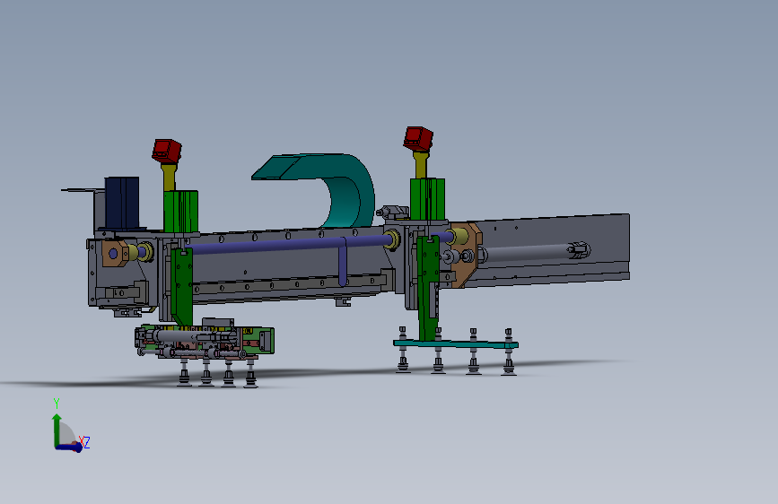吸盘机械手、直线吸附机构