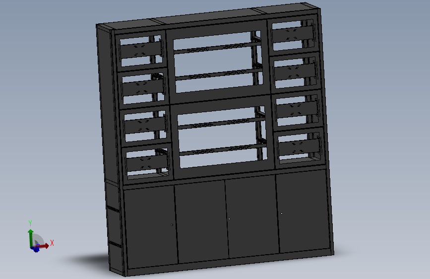 电控柜、面罩式电视墙