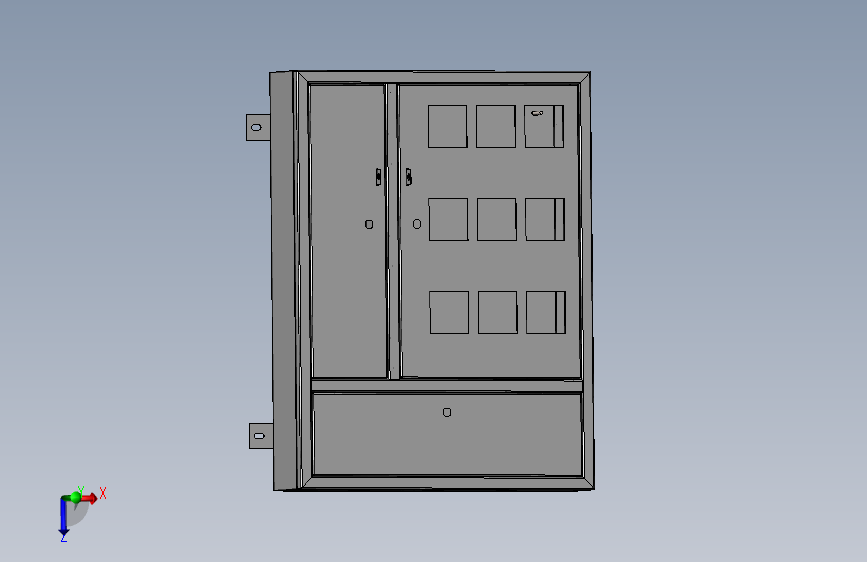 电控柜、明装暗做箱