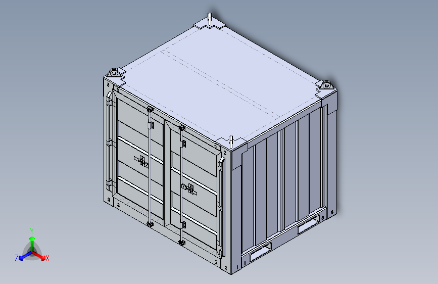A0002475-6 英尺 x 6 英尺 干货集装箱