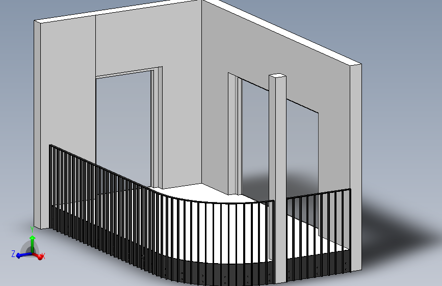 带有 PL40x10 主体和床单的阳台