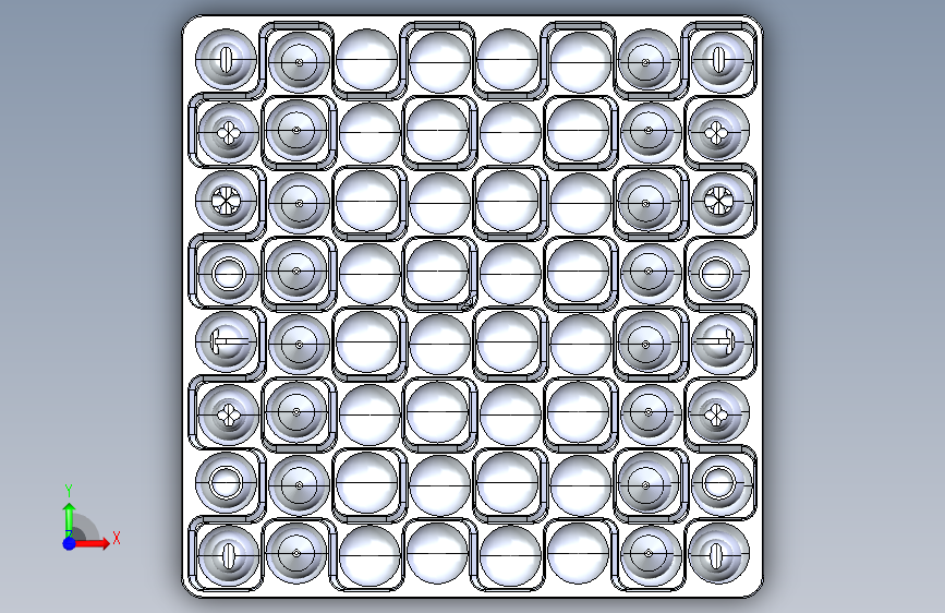 国际象棋 正面视图
