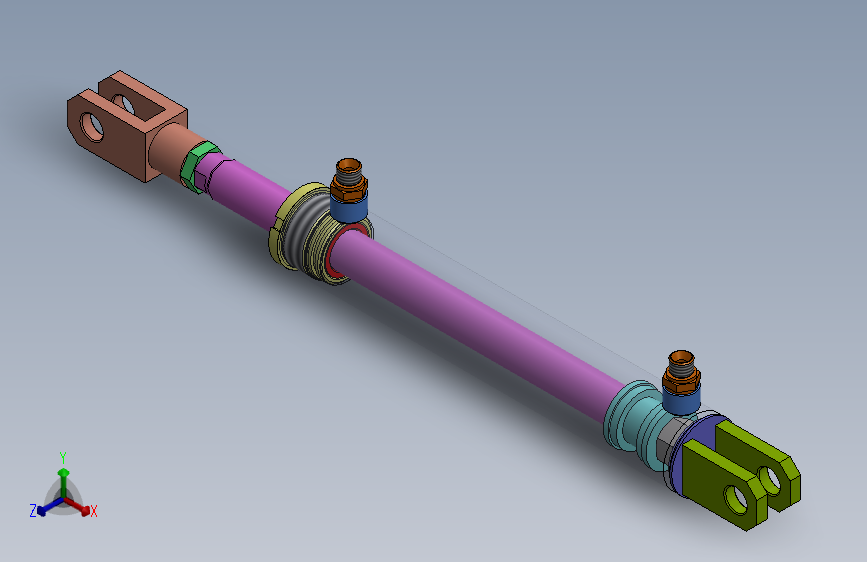 A0002480-焊接型液压缸 50x30x264 毫米