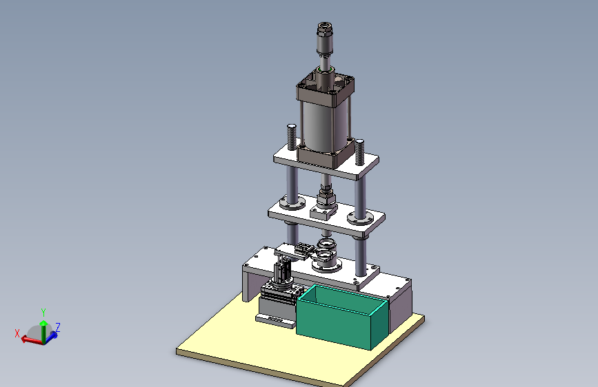 自动冲压和旋转气缸下料设备