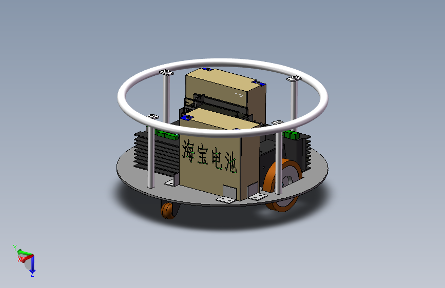 餐饮机器人常用驱动底盘