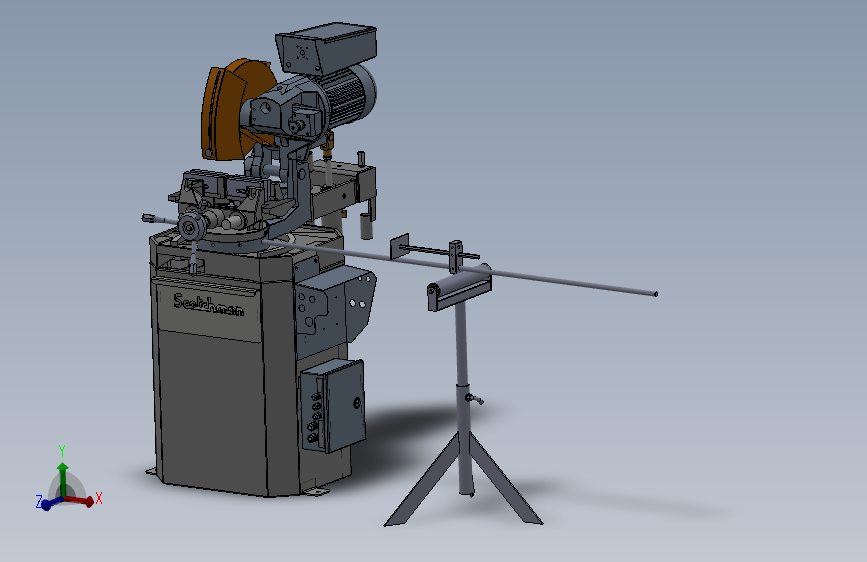 钢管切割机设计模型